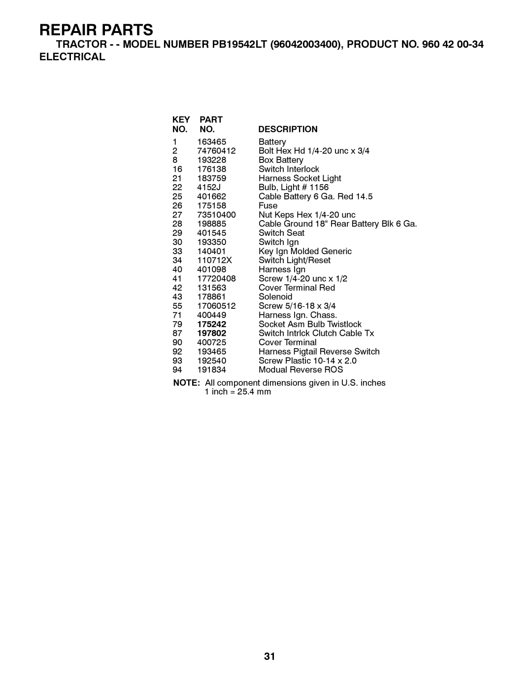 Poulan 96042002400 owner manual 175242 