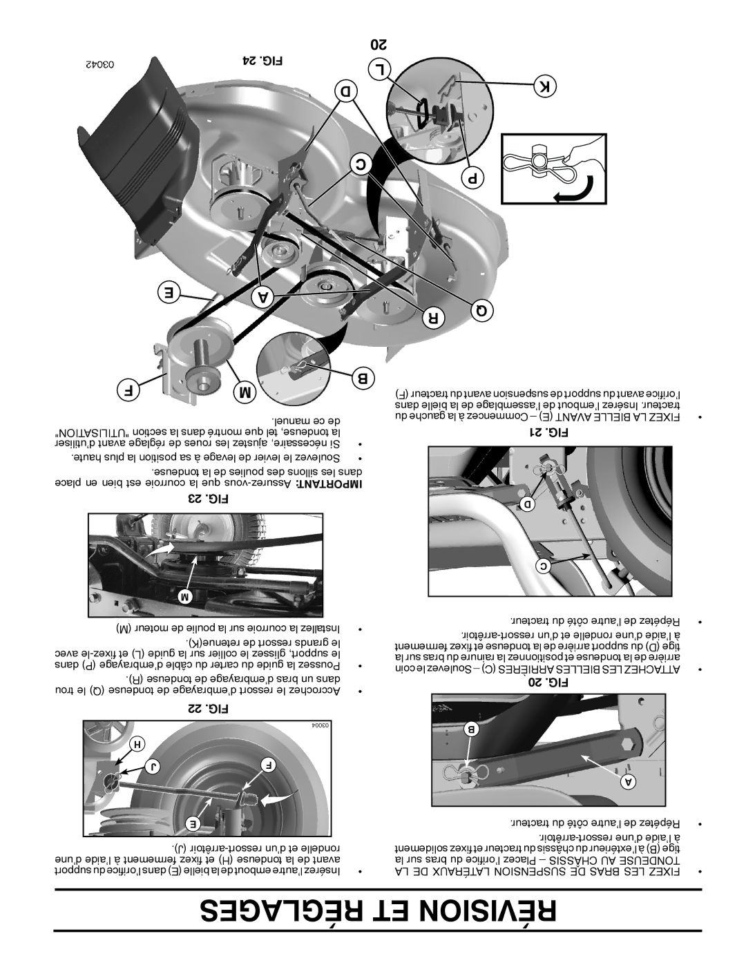 Poulan 419055, 96042003402 owner manual 24 .FIG, 23 .FIG, 22 .FIG, 21 .FIG, 20 .FIG 