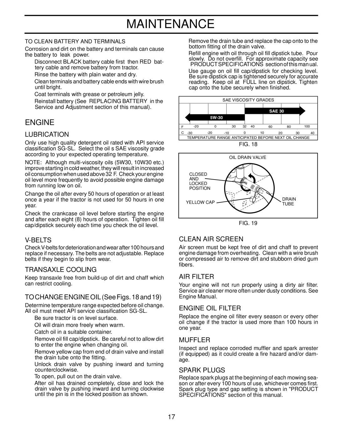 Poulan 96042003505 manual Engine 