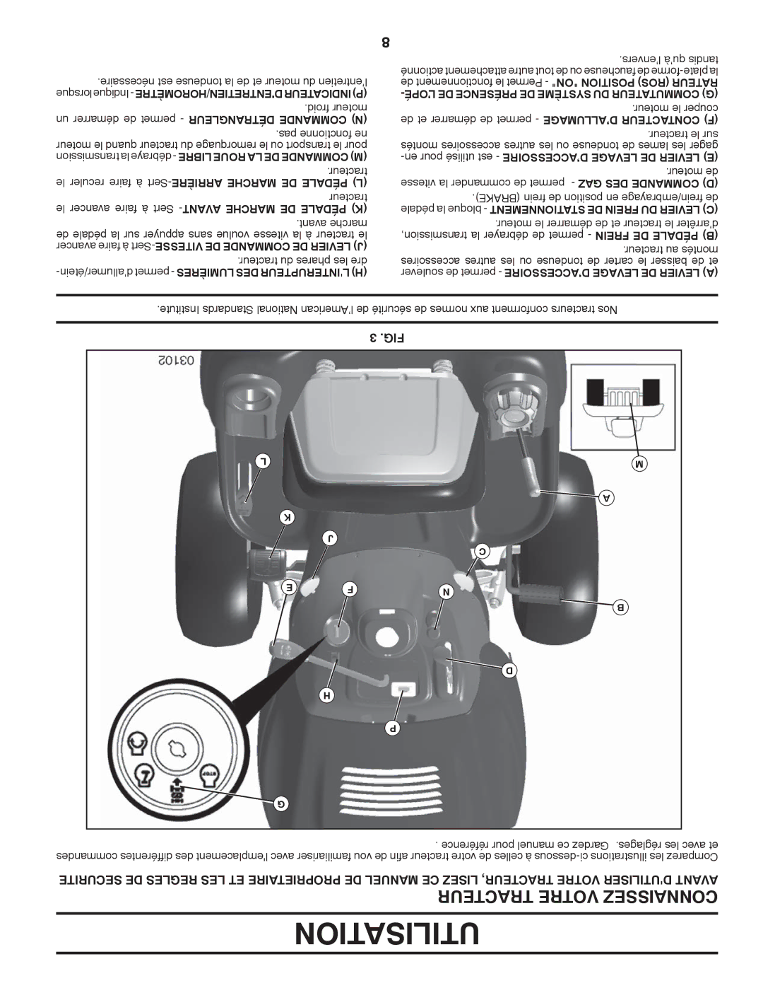 Poulan 96042003801 manual Froid moteur un démarrer de permet Détrangleur Commande N 