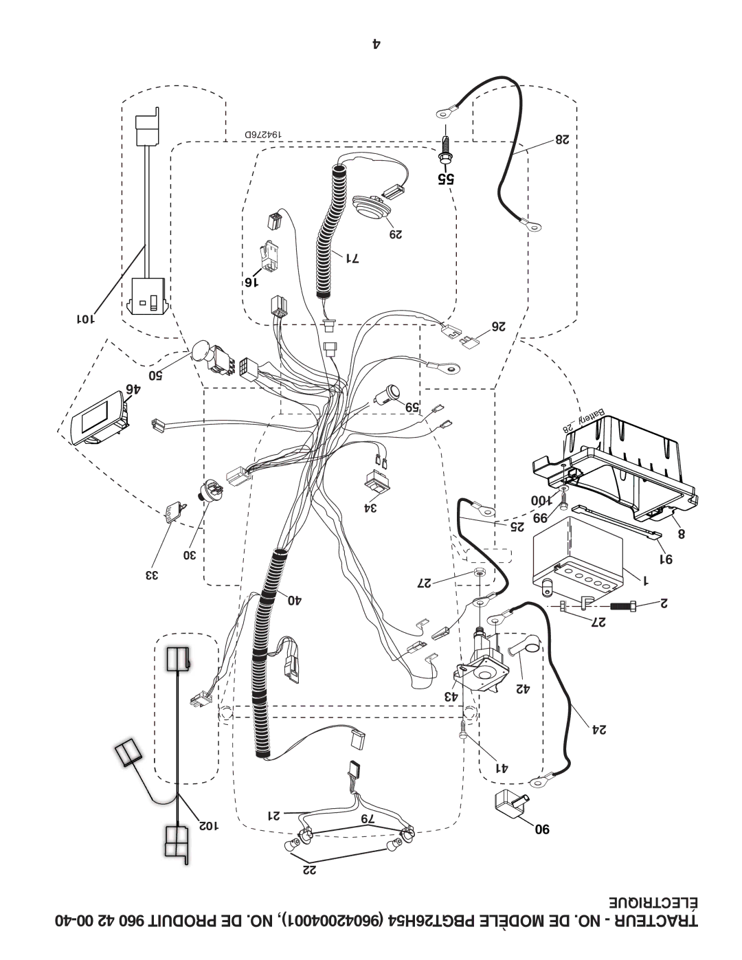 Poulan 960 42 00-40, 96042004001 manual 101 102 