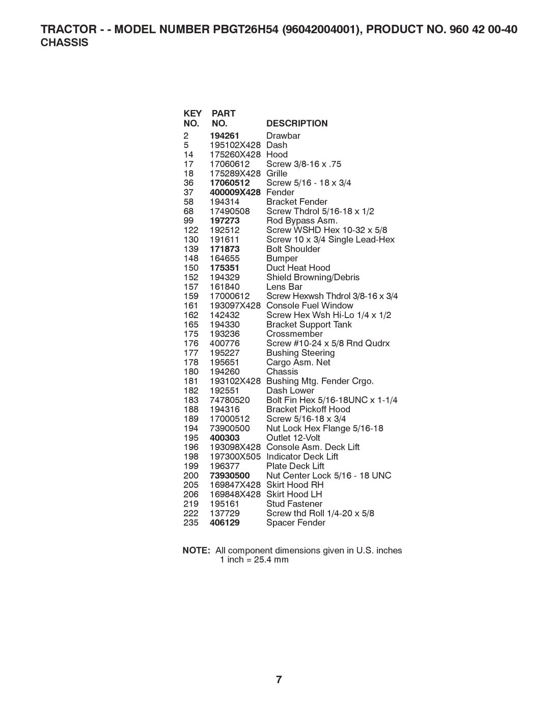 Poulan 960 42 00-40, 96042004001 manual 37 400009X428 Fender, 197273, 171873, 175351, 400303, 406129 