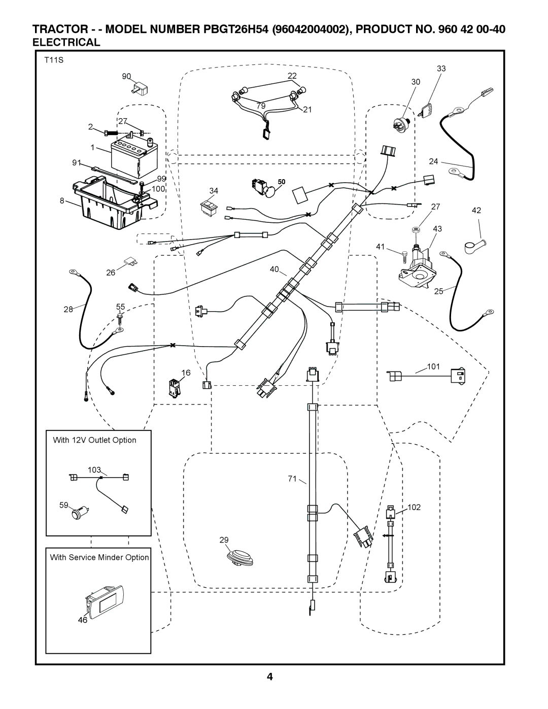 Poulan 96042004002, 417307 manual Electrical 