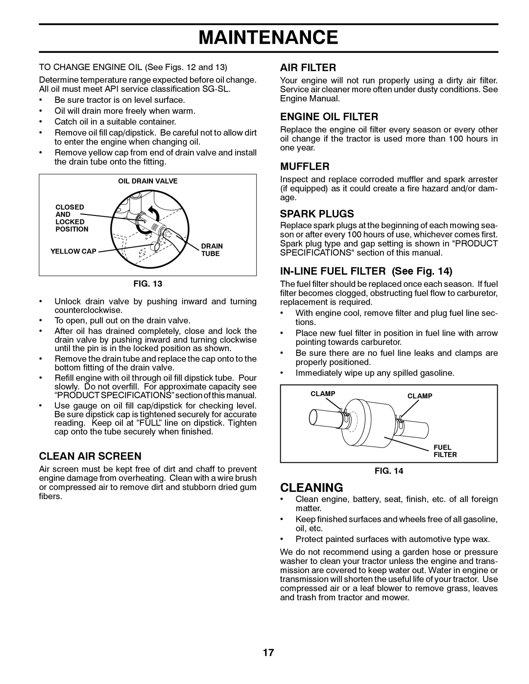 Poulan 418767, 96042006600, PB19546LTX manual Cleaning 