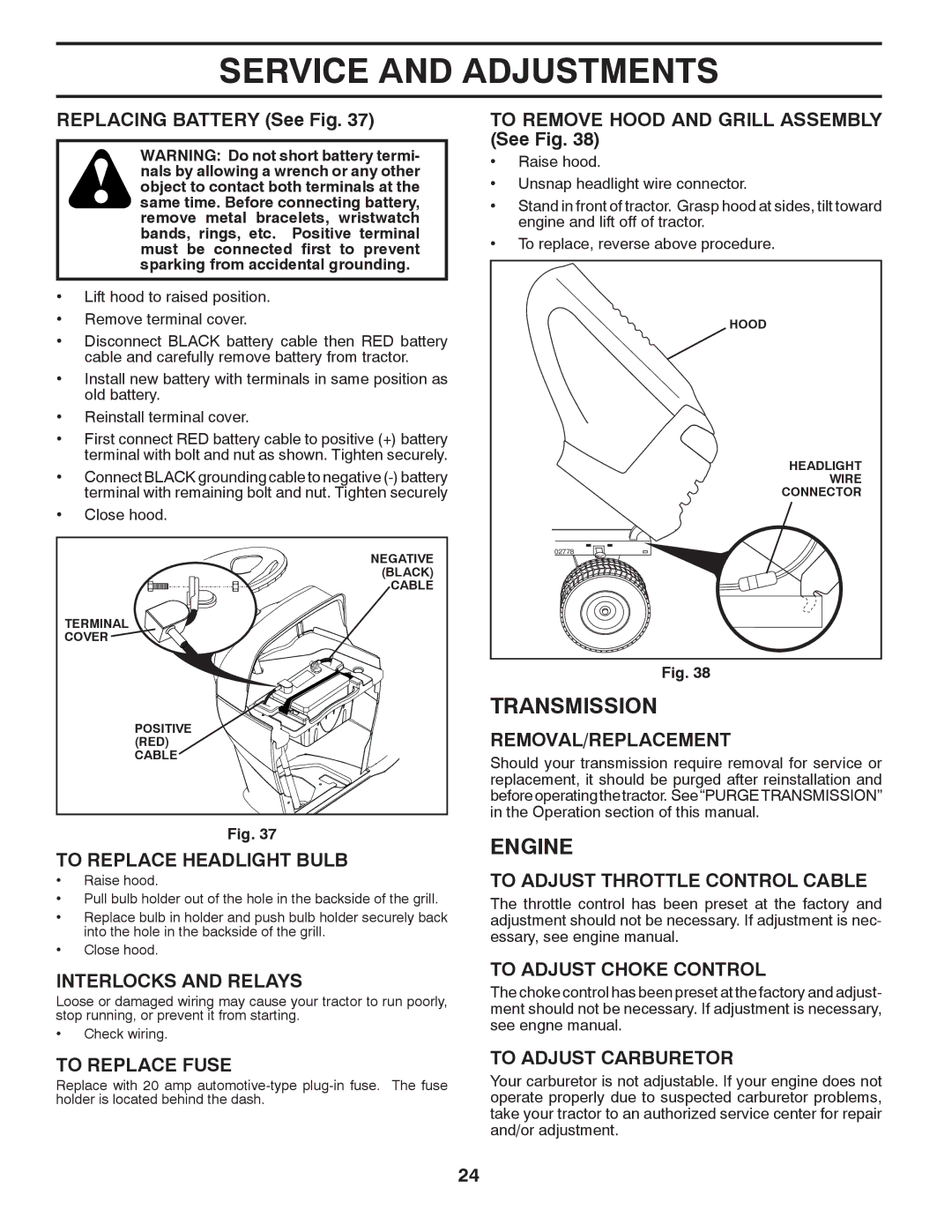 Poulan 96042010900, PB23H48YT, 433413 manual Transmission 