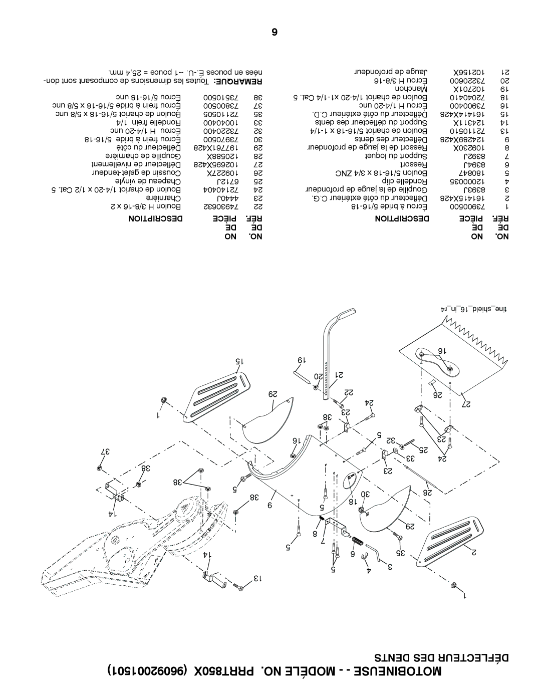 Poulan 96092001501 manual   