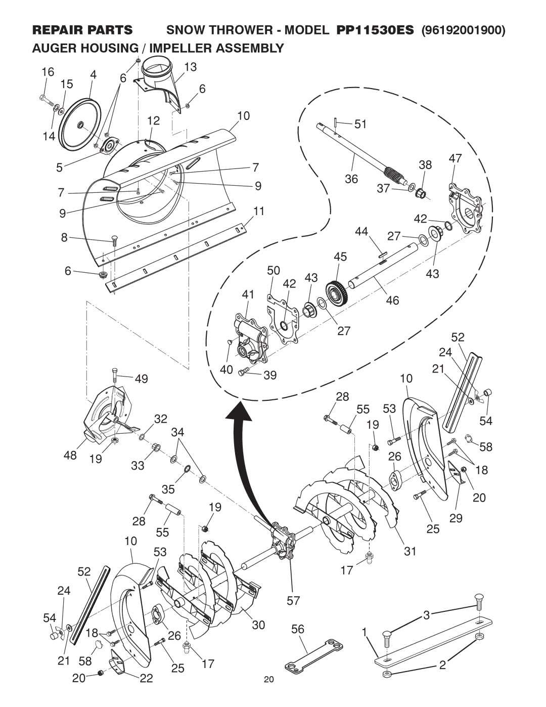 Poulan 96192001900 owner manual 2220 