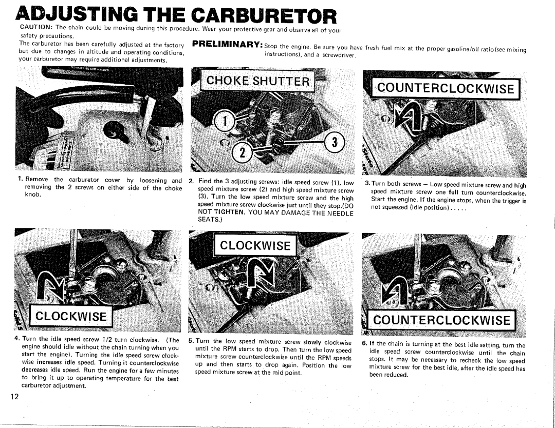 Poulan Chainsaw manual 