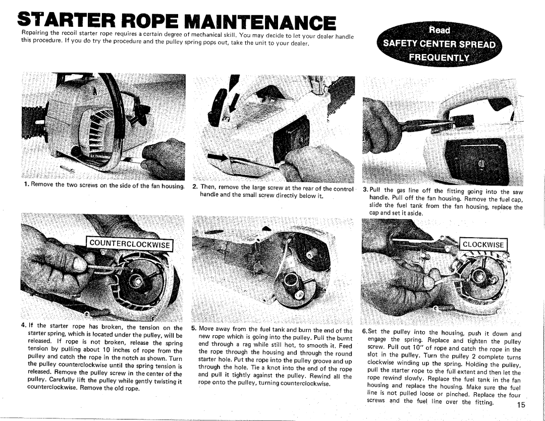 Poulan Chainsaw manual 