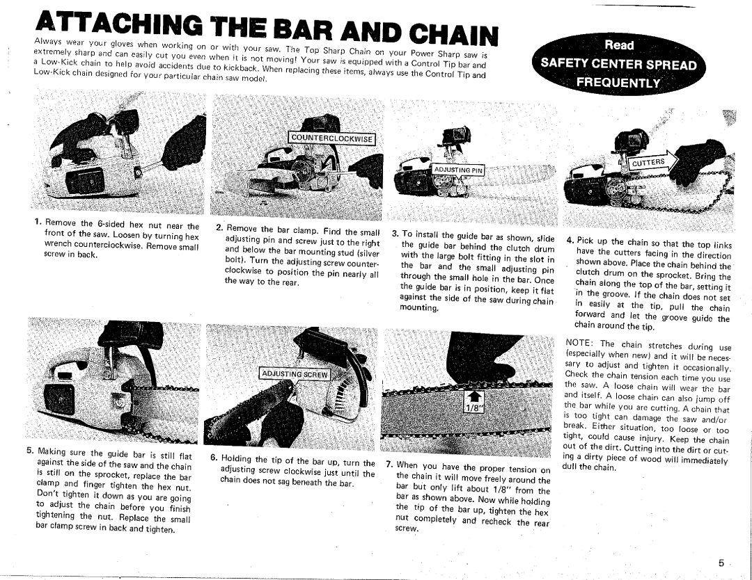 Poulan Chainsaw manual 