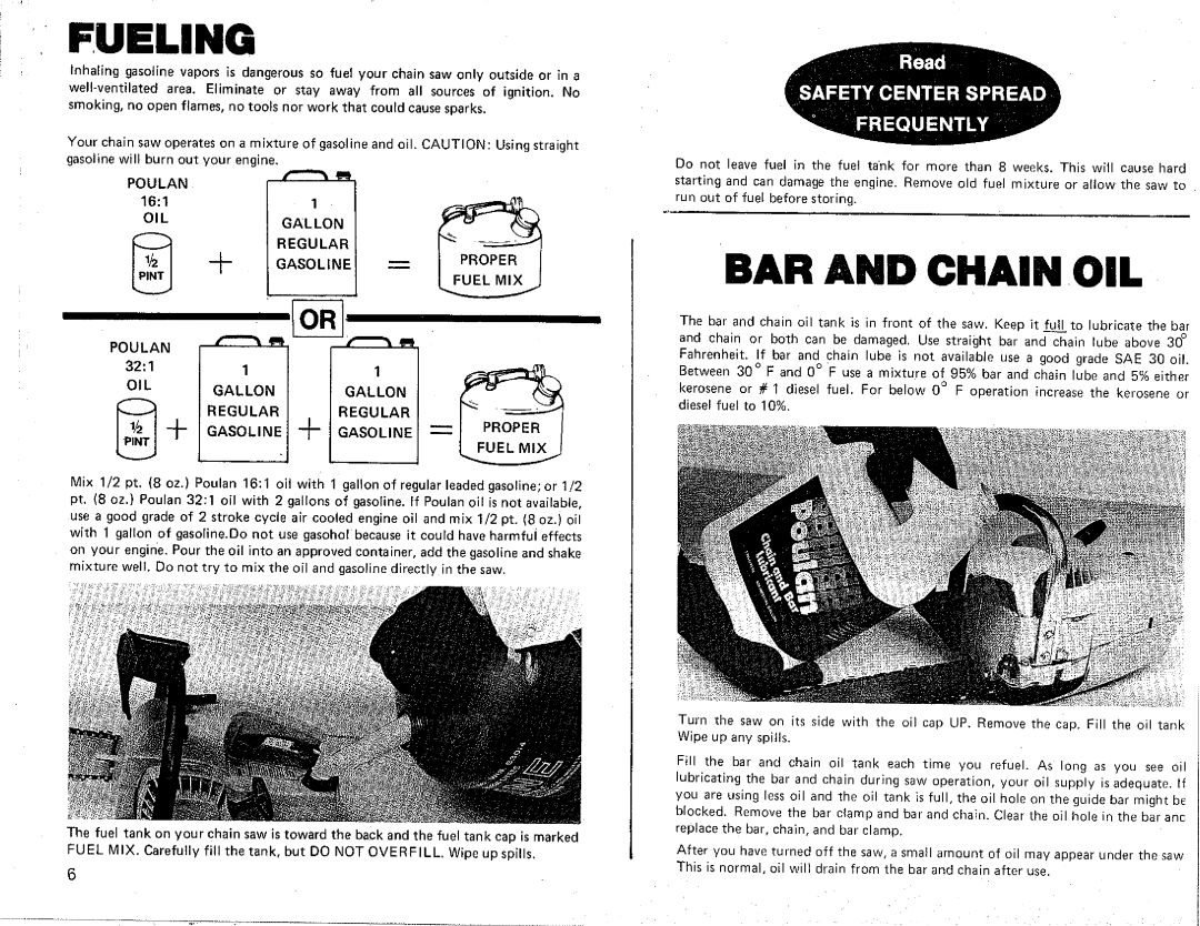 Poulan Chainsaw manual 