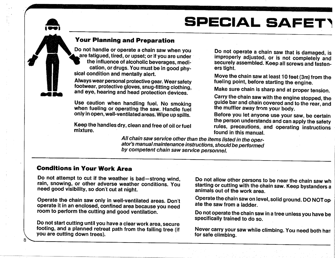 Poulan Chainsaw manual 