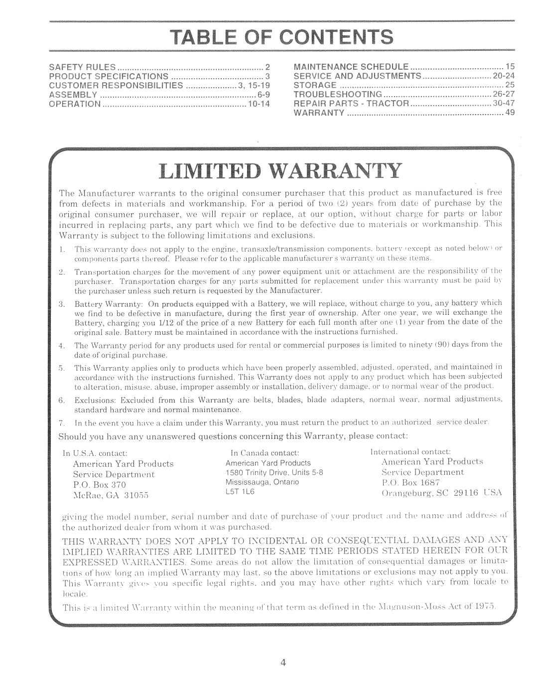 Poulan CHD145H42A, 157257 manual 