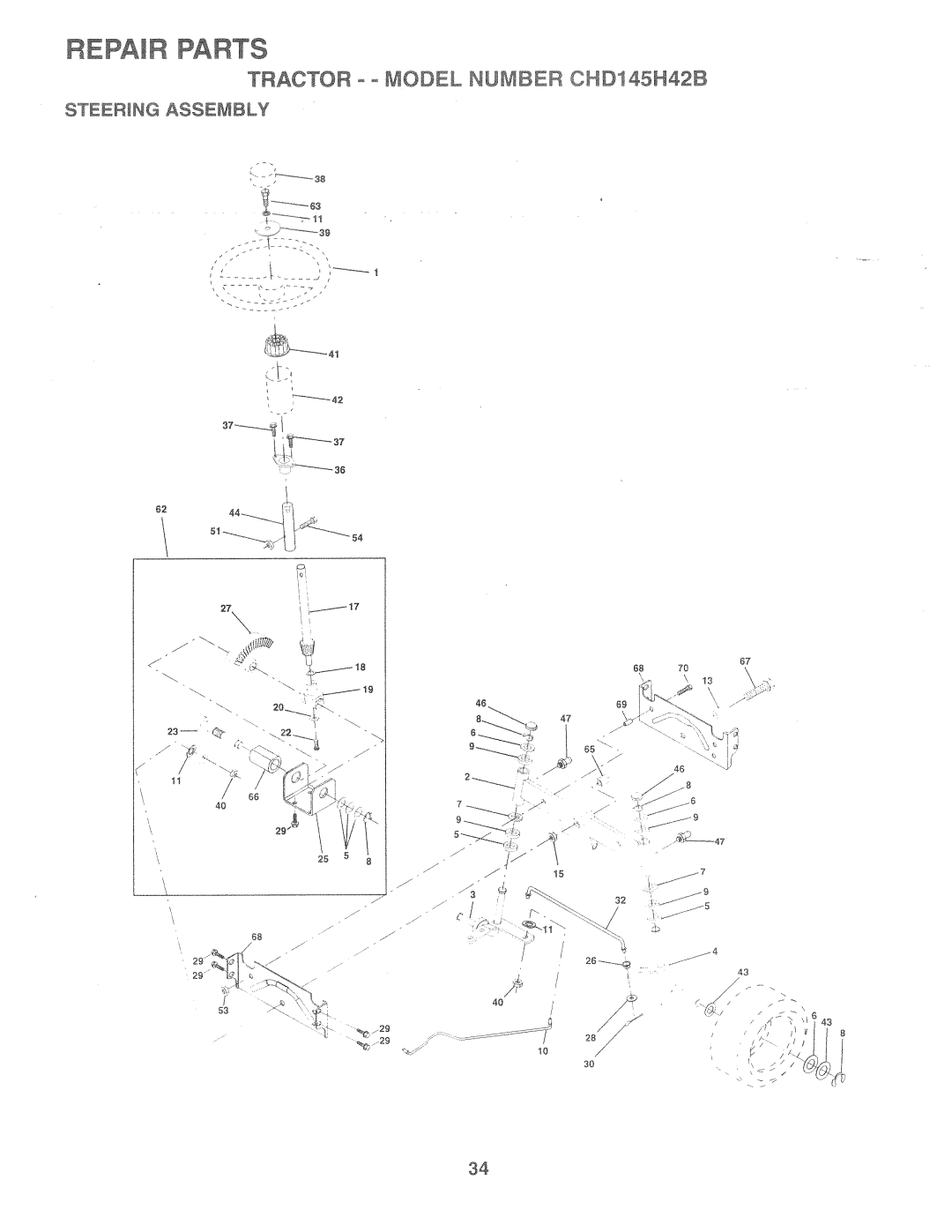 Poulan CHD145H42B, 160886 manual 