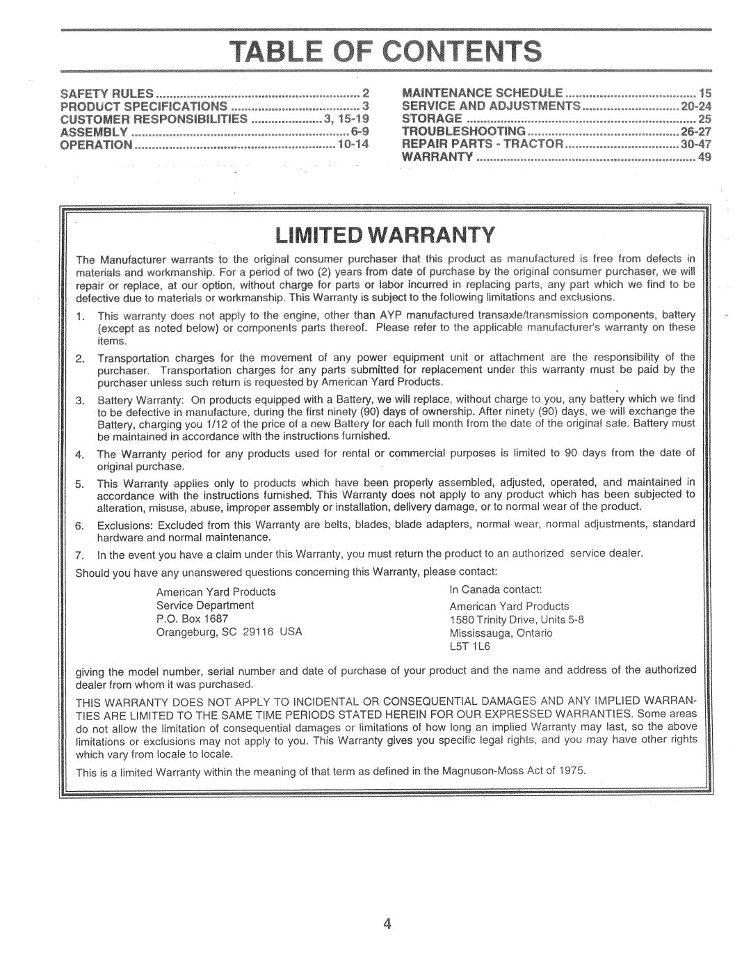 Poulan CHD145H42B, 160886 manual 