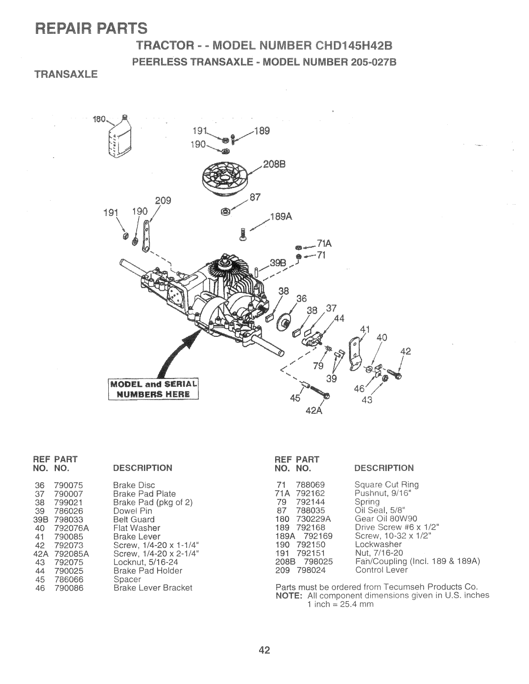 Poulan CHD145H42B, 160886 manual 