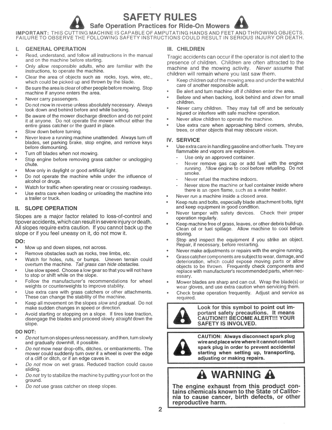 Poulan CHD145H42C, 163598 manual 