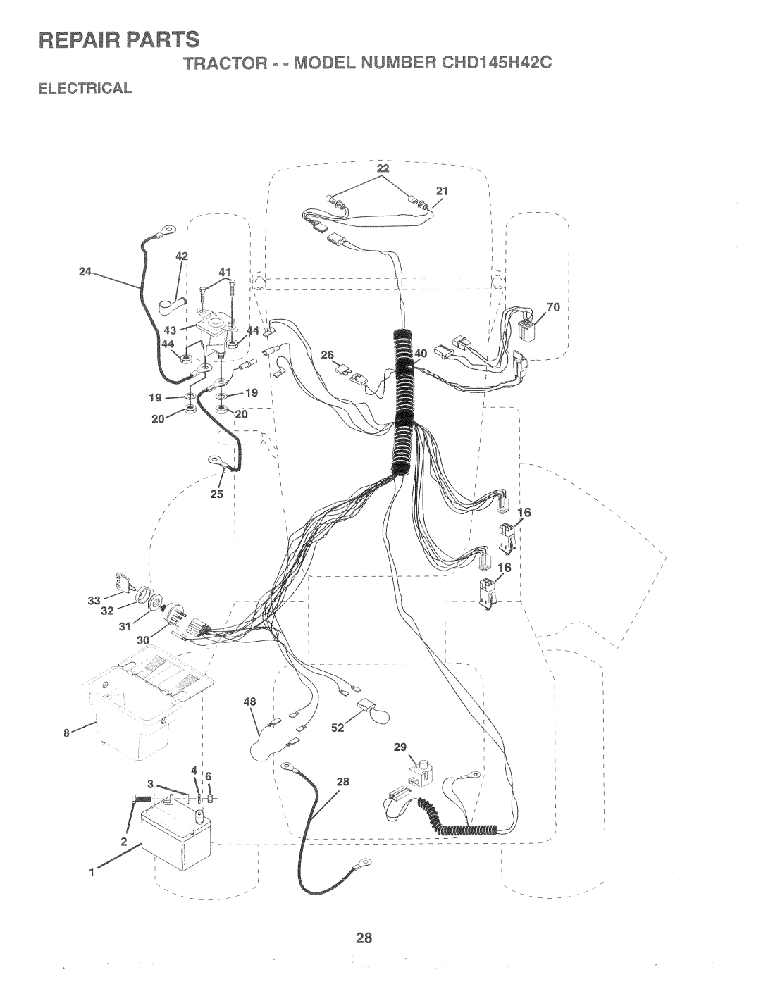 Poulan CHD145H42C, 163598 manual 