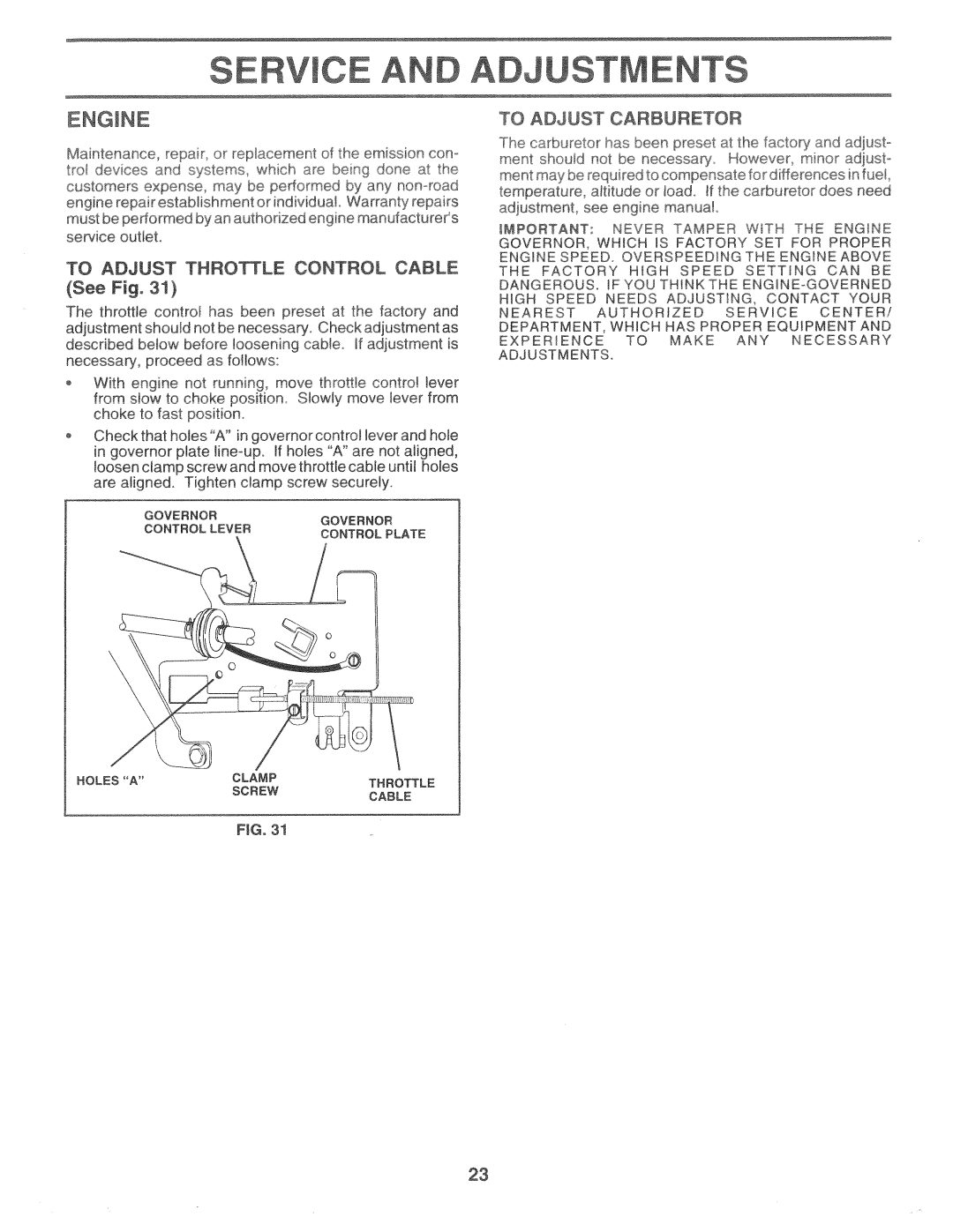 Poulan 163598, CHD145H42C manual 