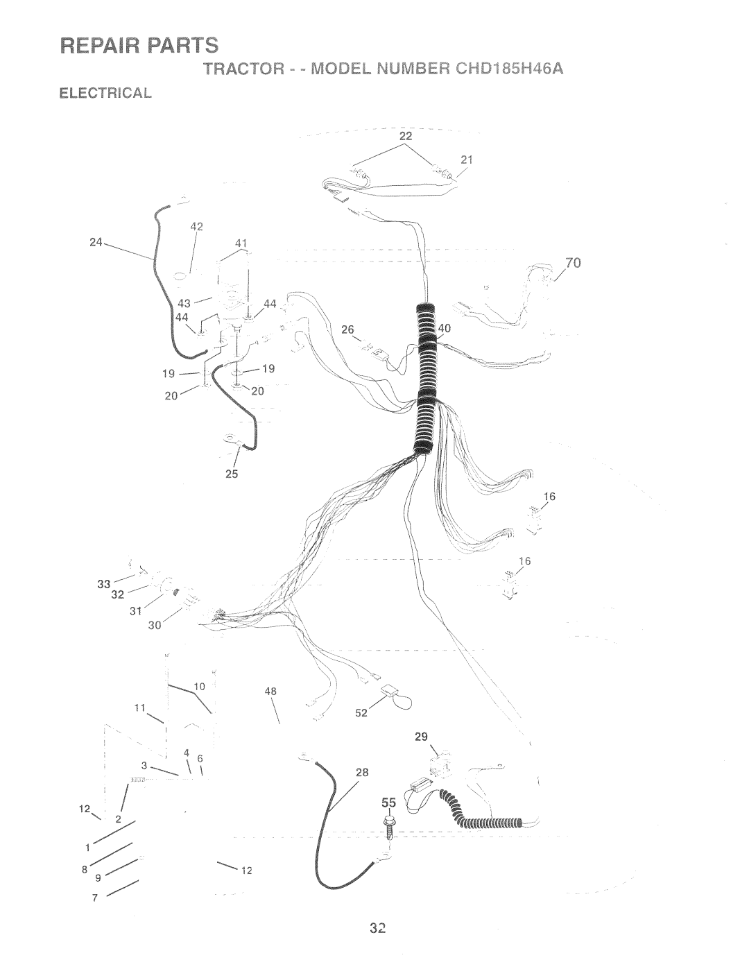 Poulan CHD185H46A, 159515 manual 