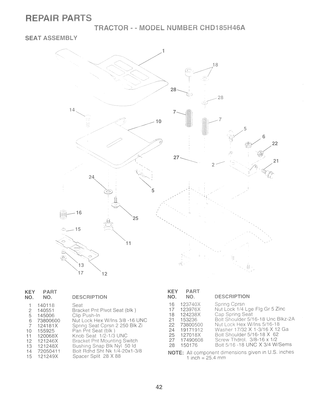 Poulan CHD185H46A, 159515 manual 