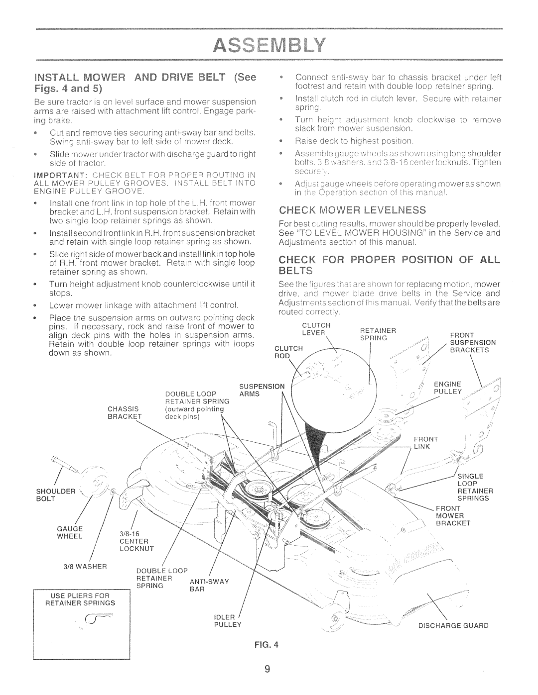 Poulan 159515, CHD185H46A manual 