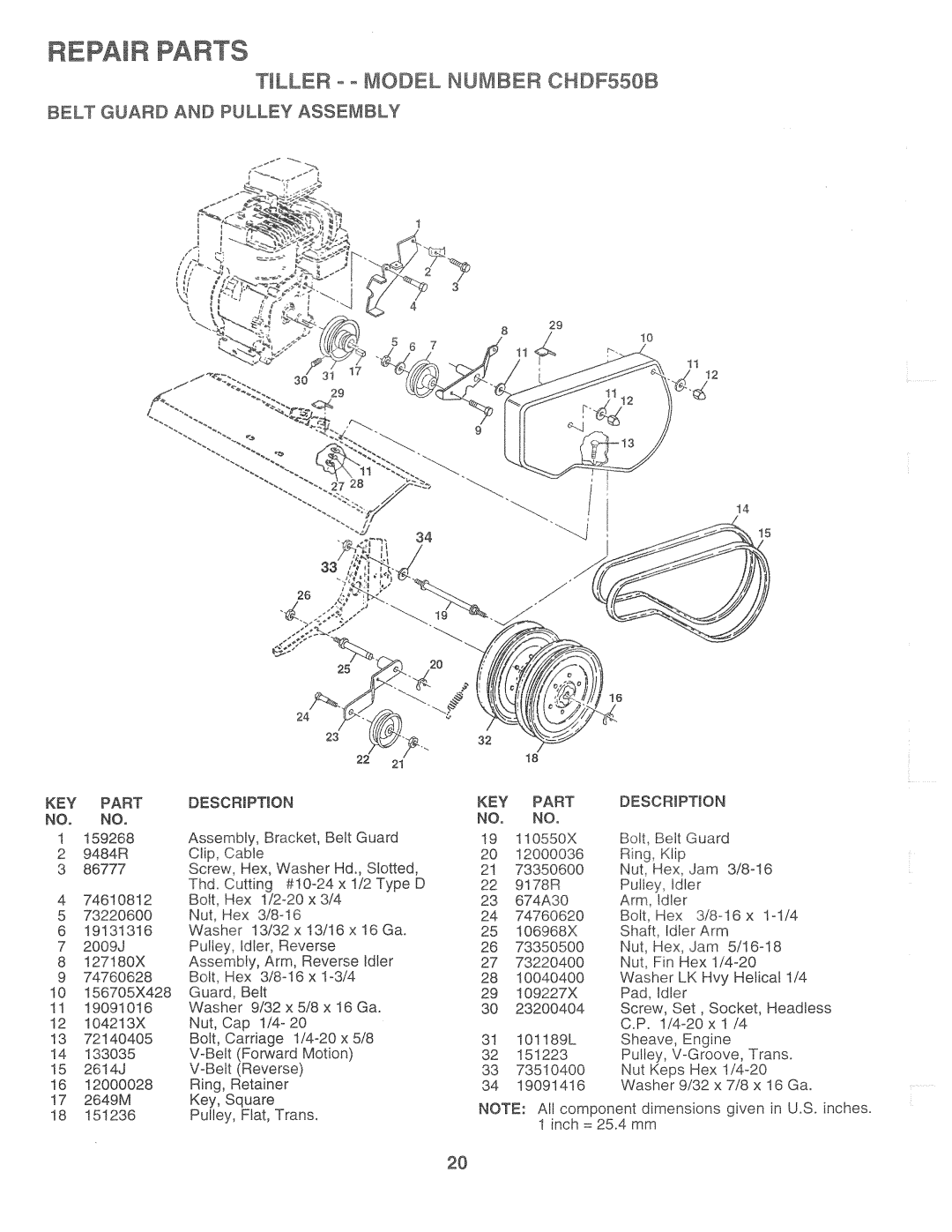 Poulan CHDF550B, 161679 manual 