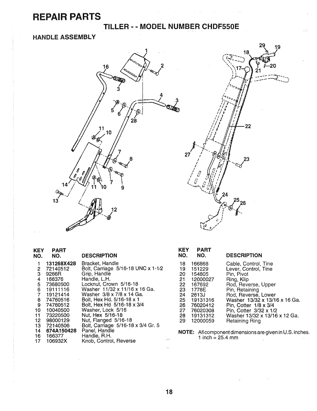 Poulan CHDF550E, 168493 manual 