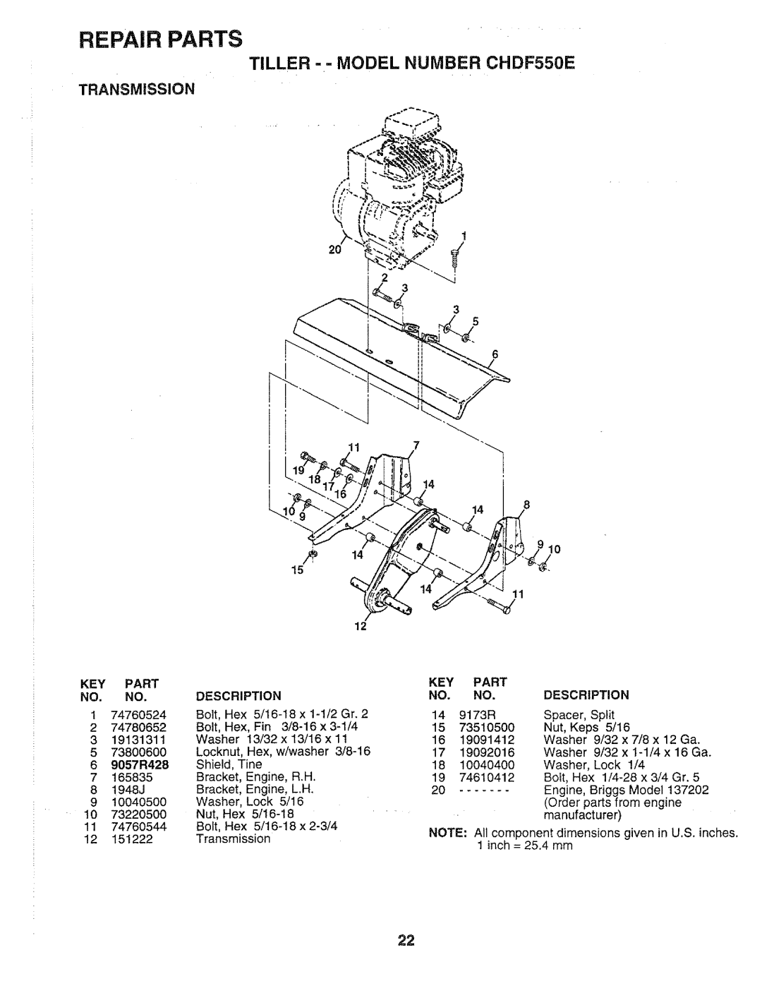 Poulan CHDF550E, 168493 manual 