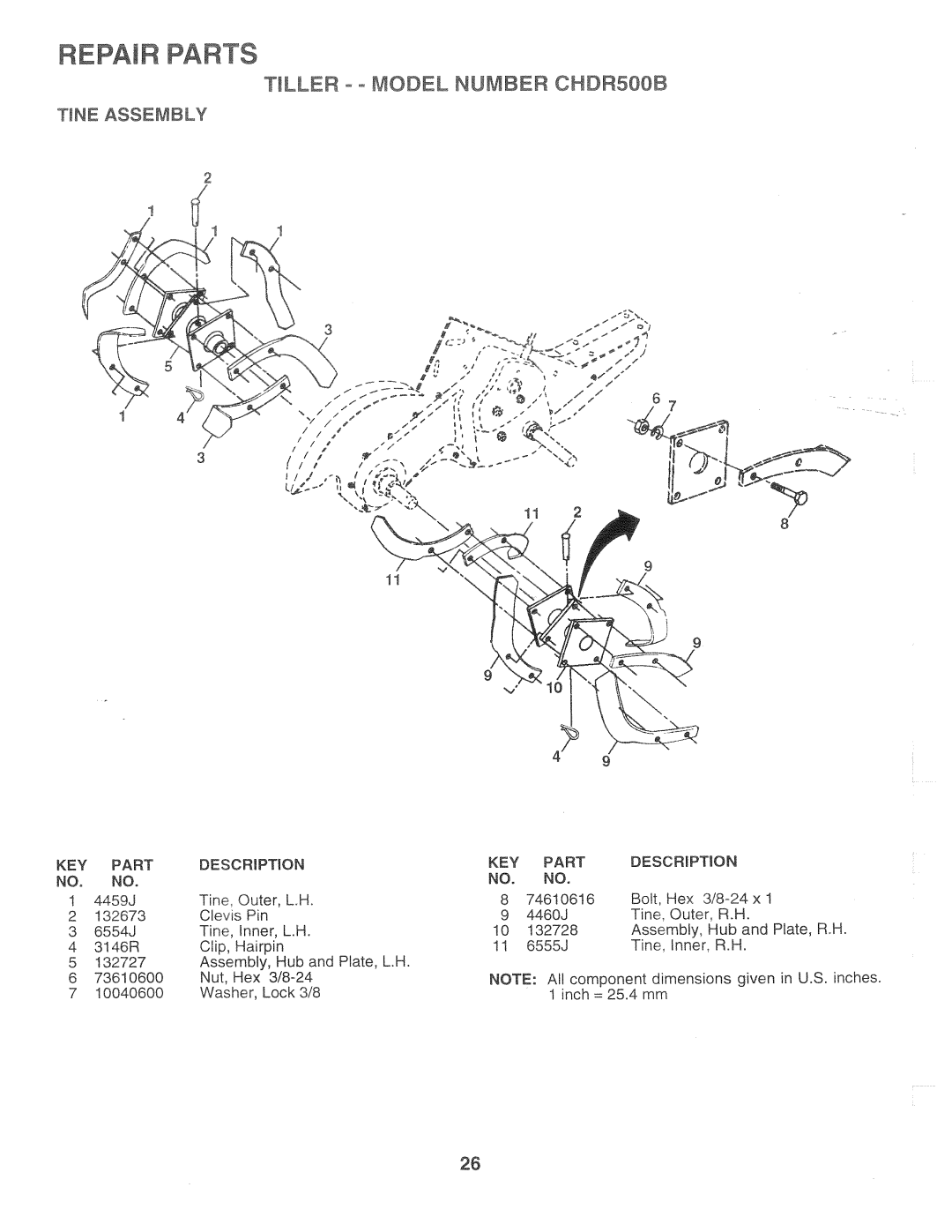 Poulan CHDR500B, 163782 manual 