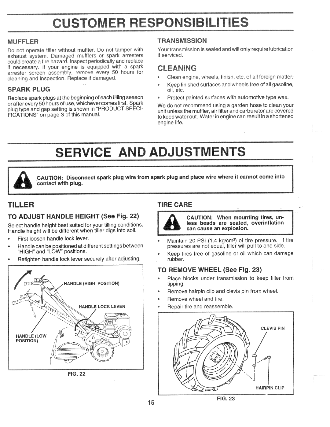 Poulan 164744, CHDR500C manual 