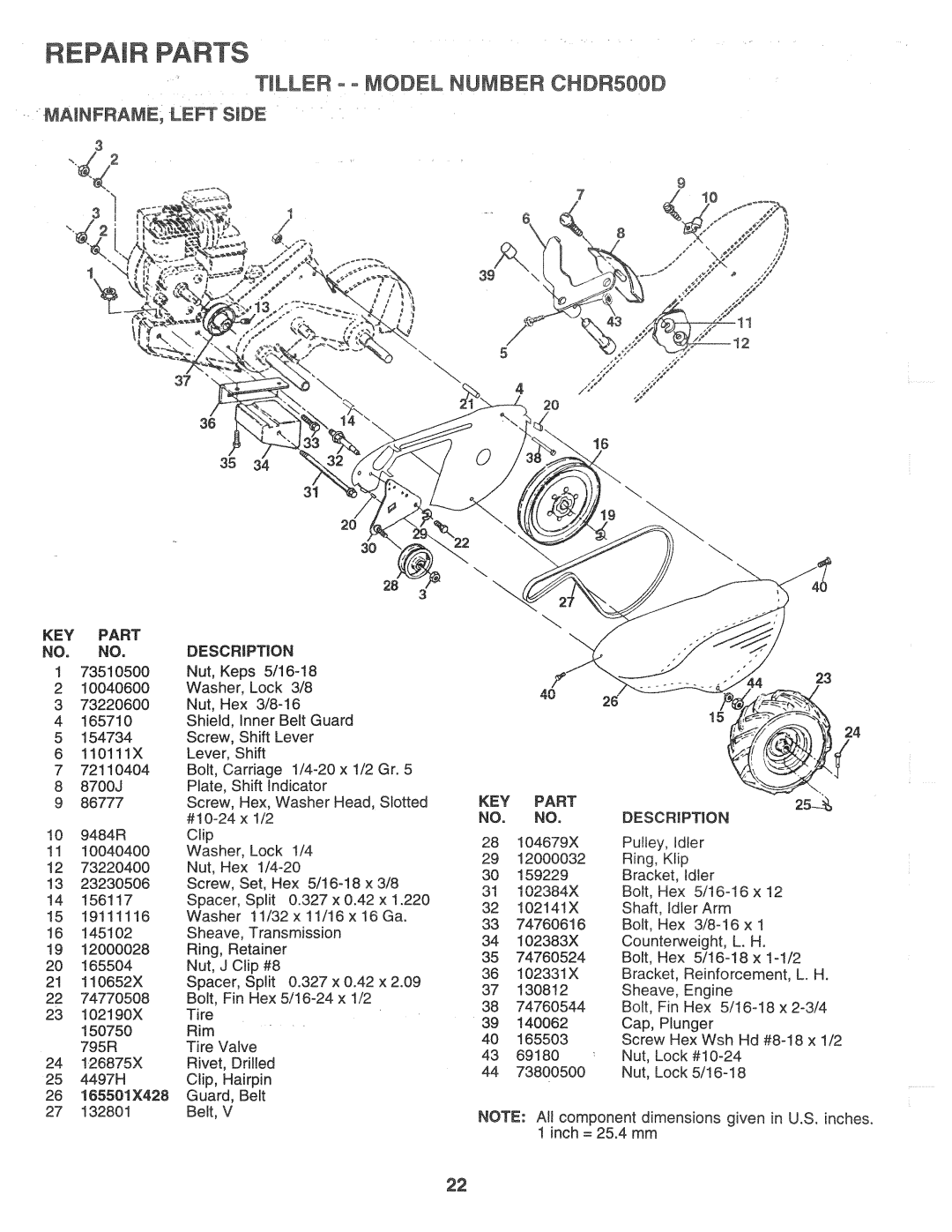 Poulan CHDR500D, 168499 manual 