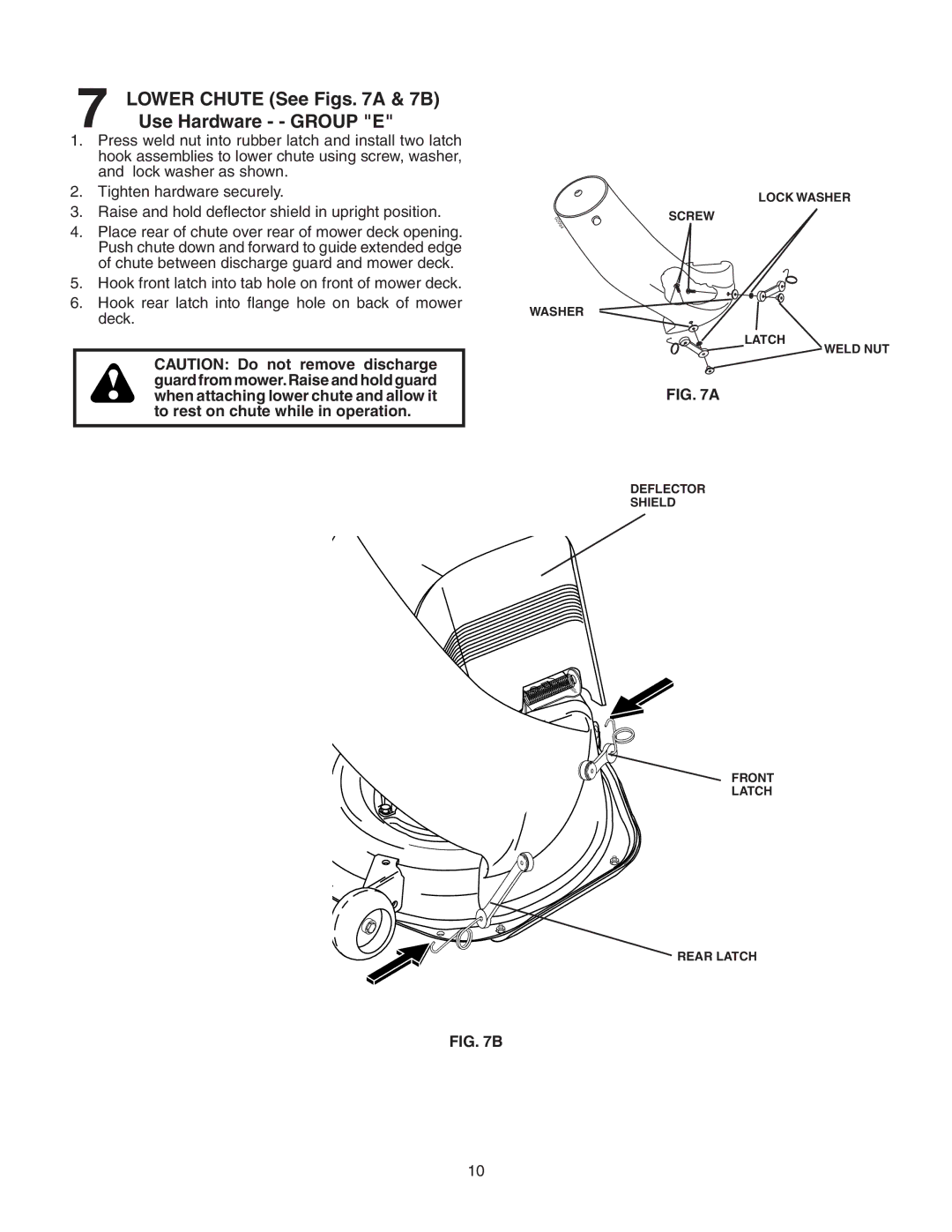 Poulan 954 04 06-06, CL46B, 156239 owner manual Use Hardware - Group E 