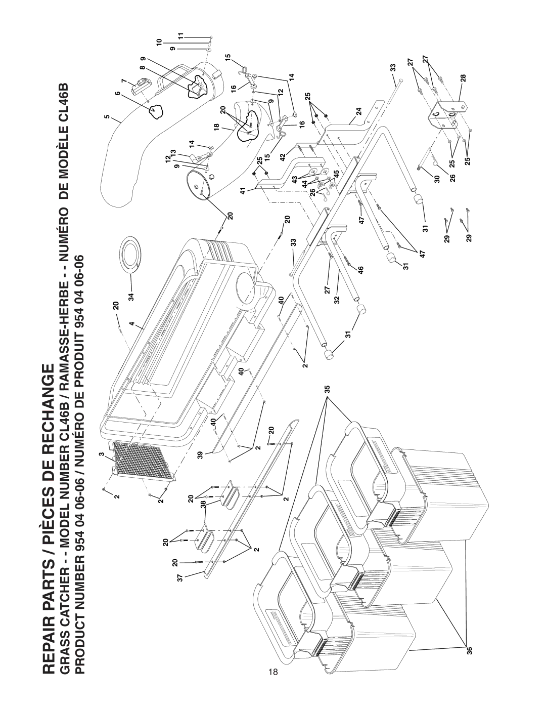 Poulan CL46B, 954 04 06-06, 156239 owner manual 4647 