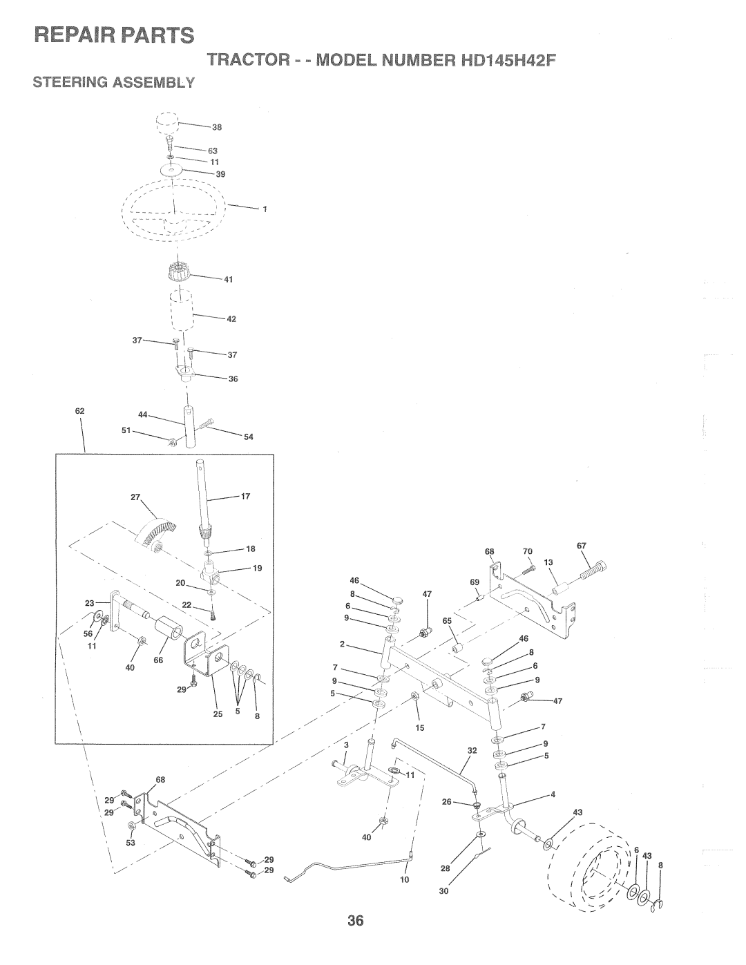 Poulan HD145H42F, 161491 manual 