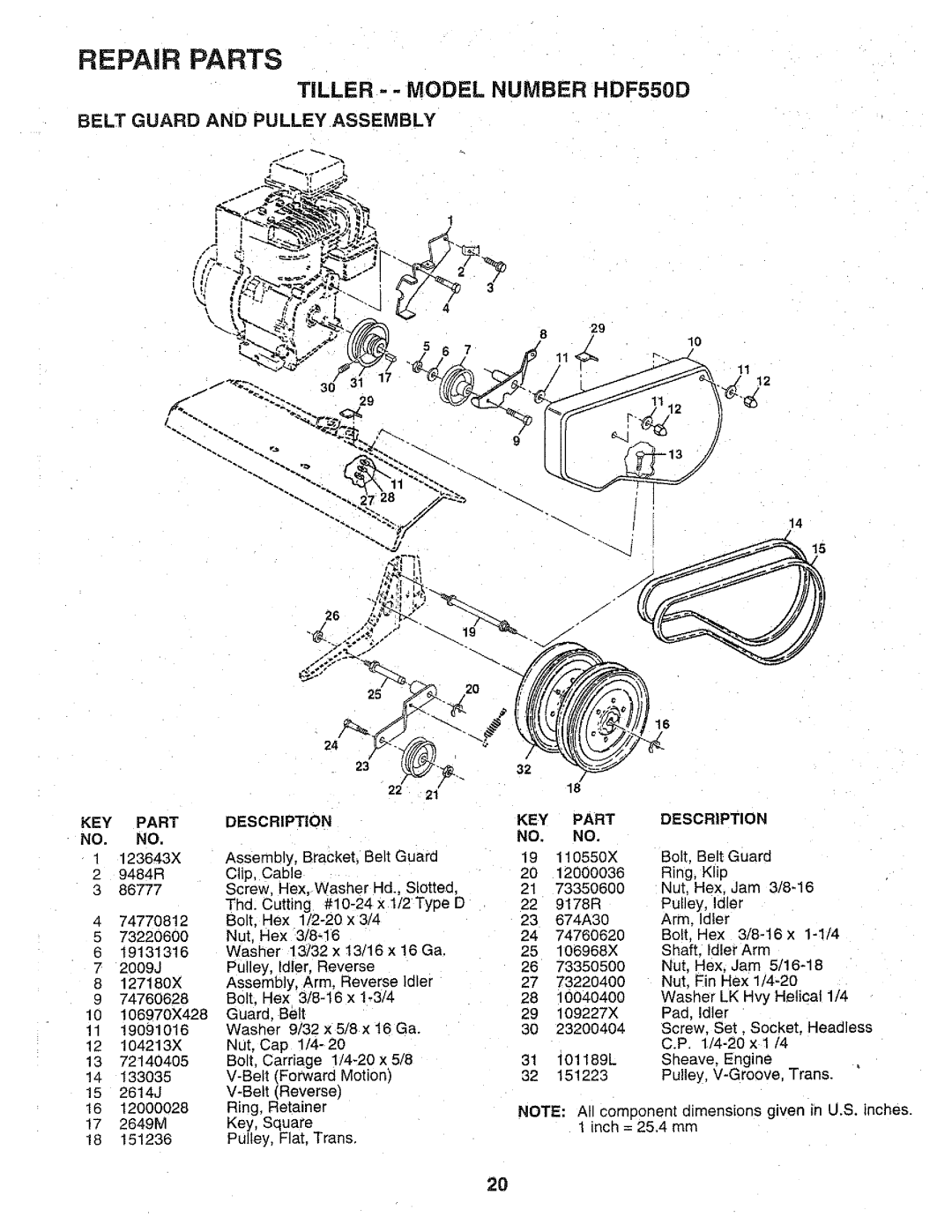 Poulan HDF550D, 156332 manual 