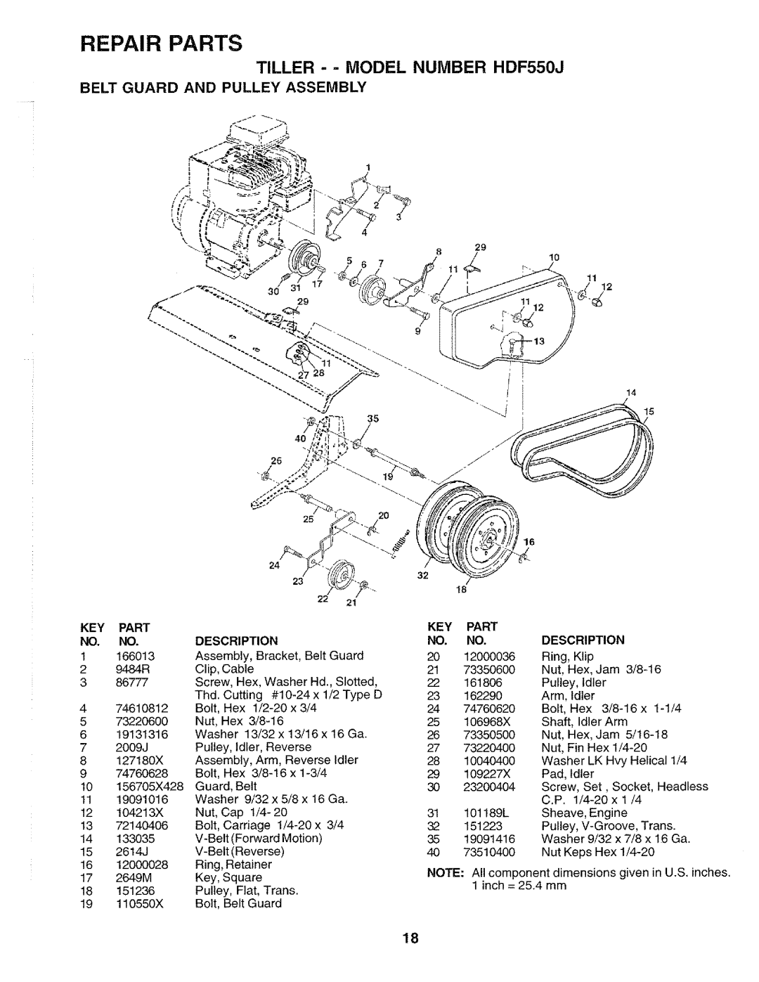 Poulan HDF550J, 172498 manual 