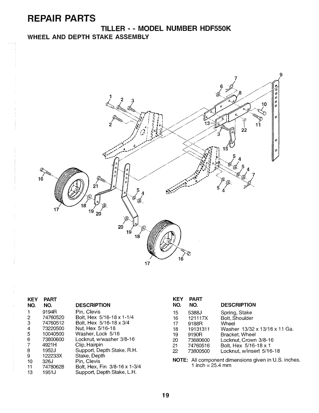 Poulan 176843, HDF550K manual 