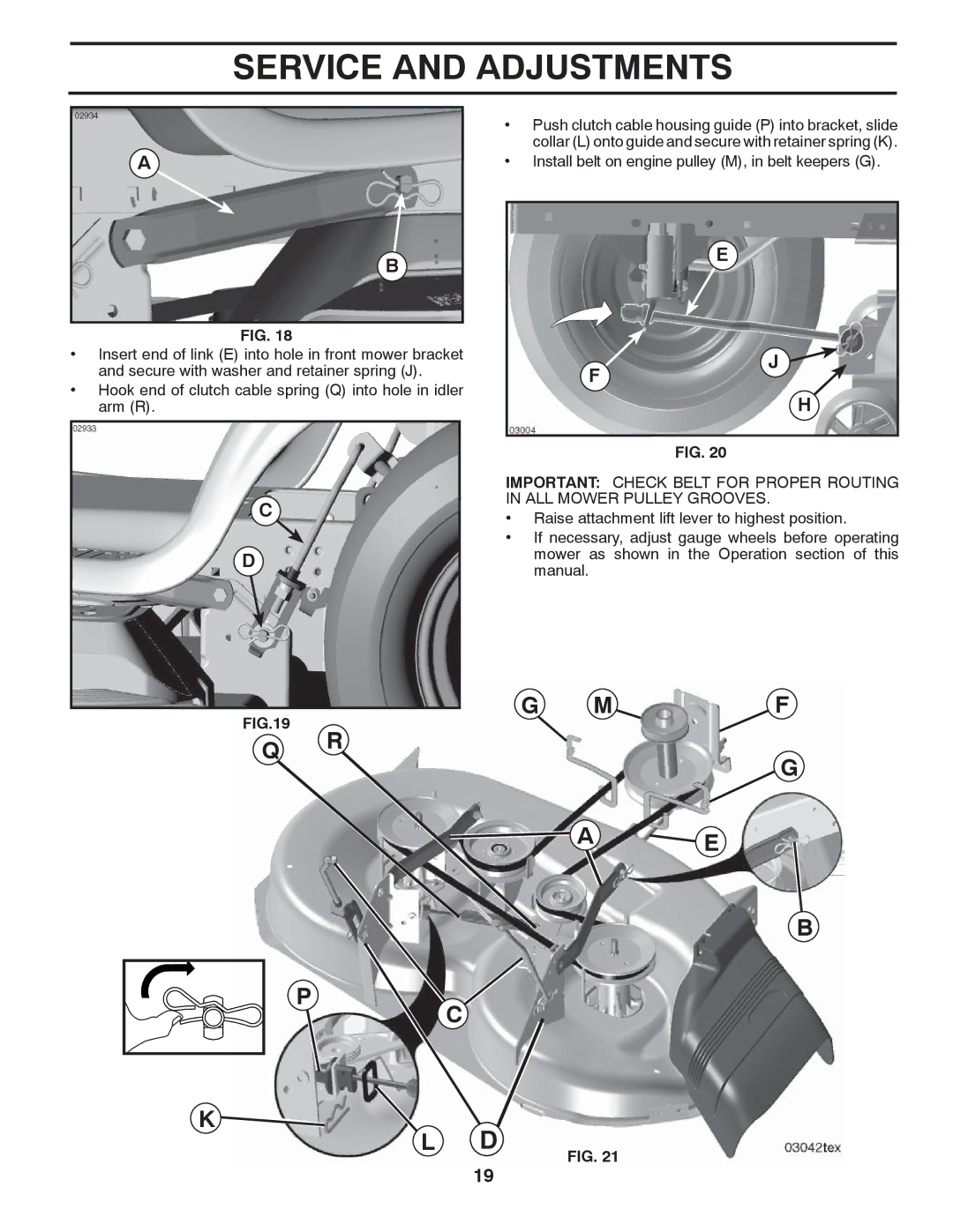 Poulan PB195H46YT manual Service and Adjustments 