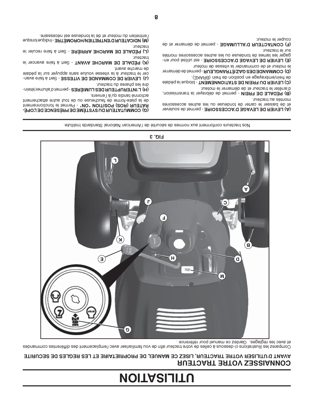 Poulan PB195H46YT manual Utilisation 