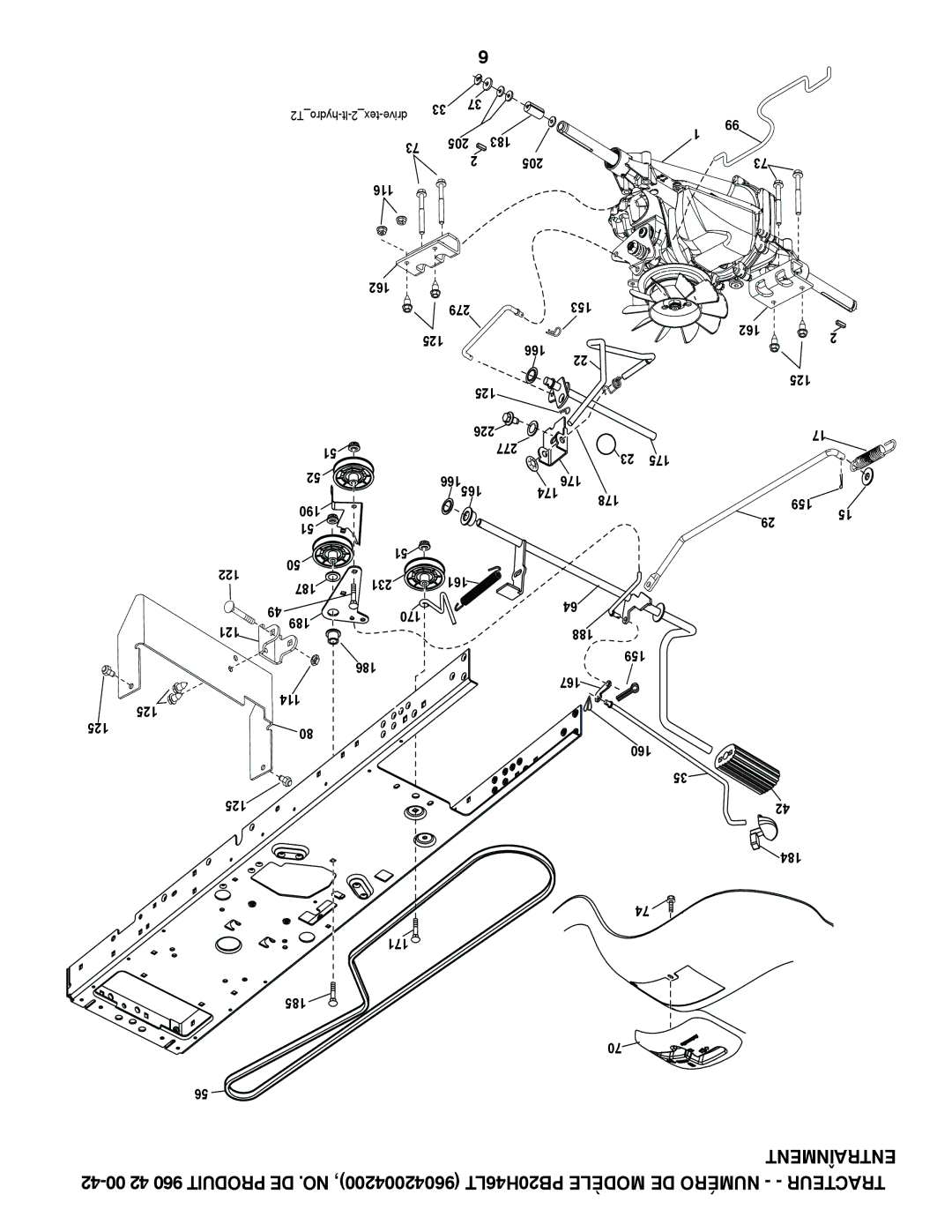 Poulan PB20H46LT manual 122 121 125 