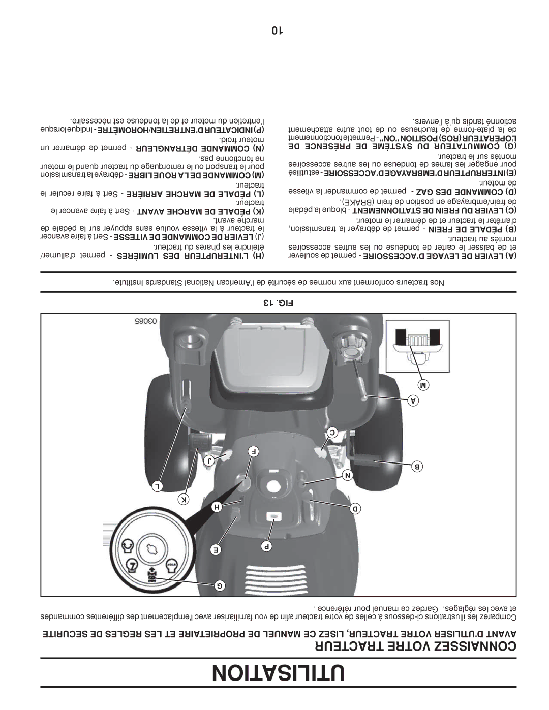 Poulan PB24H54YT manual 13 .FIG, Froid moteur un démarrer de permet Détrangleur Commande N 