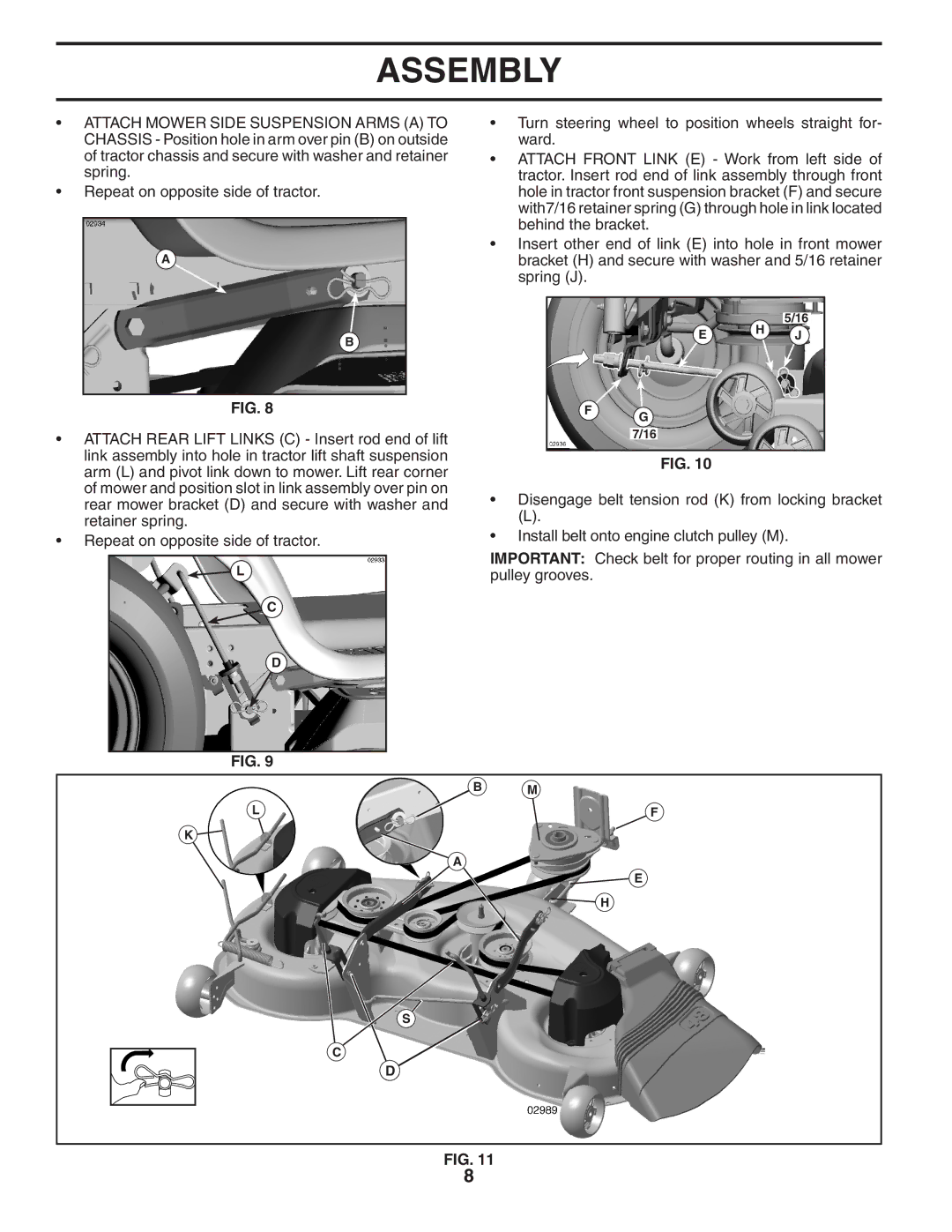 Poulan PBGT22H48 manual 7/16 