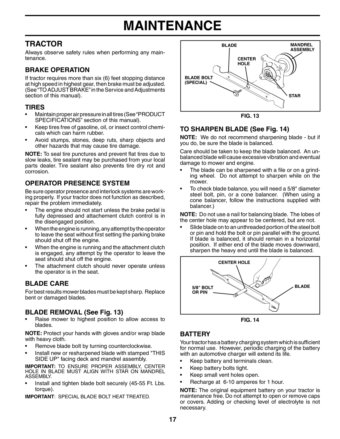 Poulan PDGT26H48A owner manual Tractor 