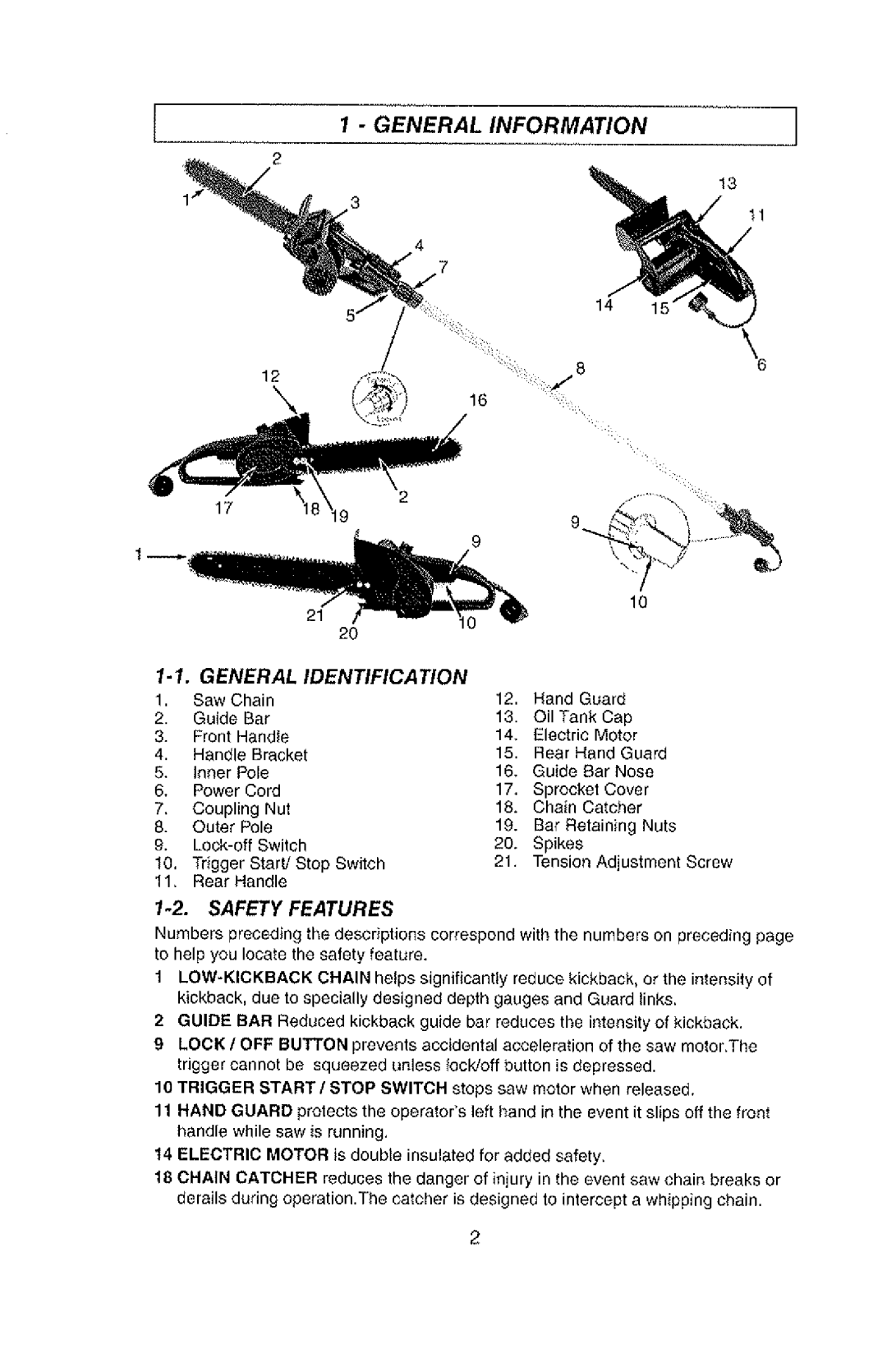 Poulan PLN1510 manual 