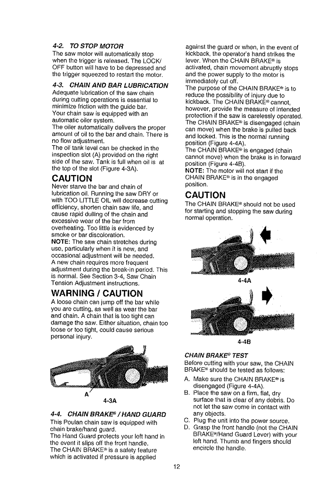 Poulan PLN3516F manual 