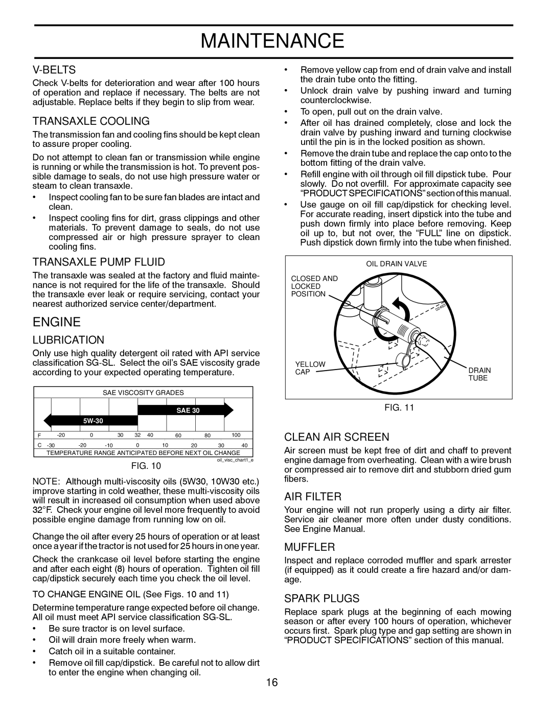 Poulan PO175H42LT manual Engine 