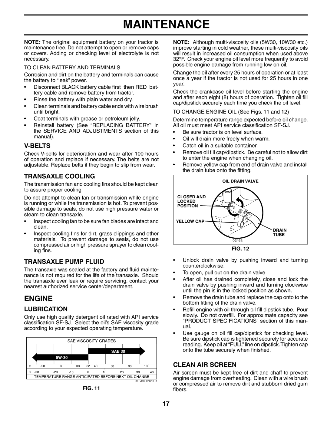 Poulan PO175H42STB manual Engine 