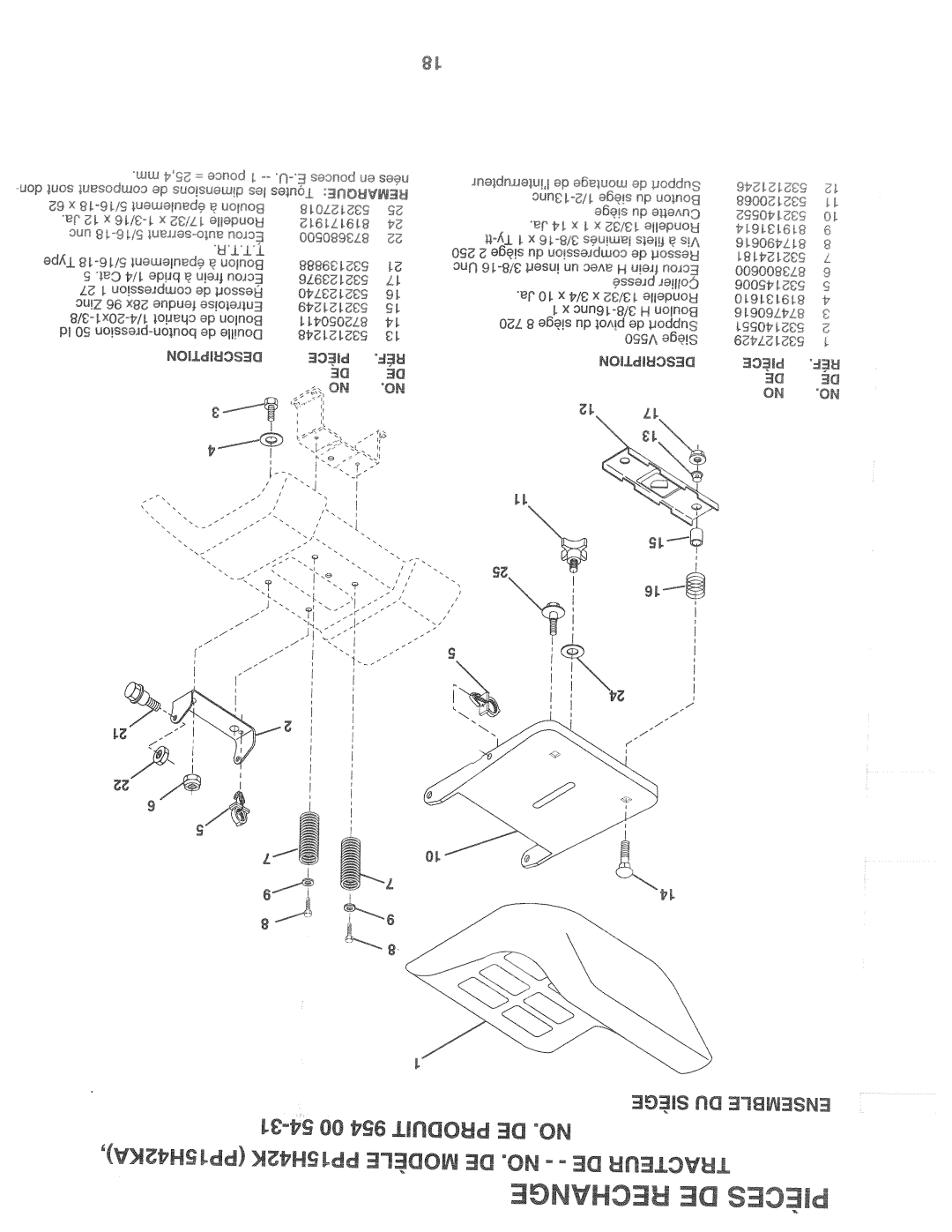 Poulan PP15H42KA manual 