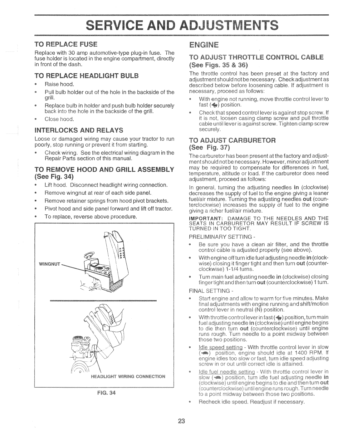 Poulan PP1644JA manual 